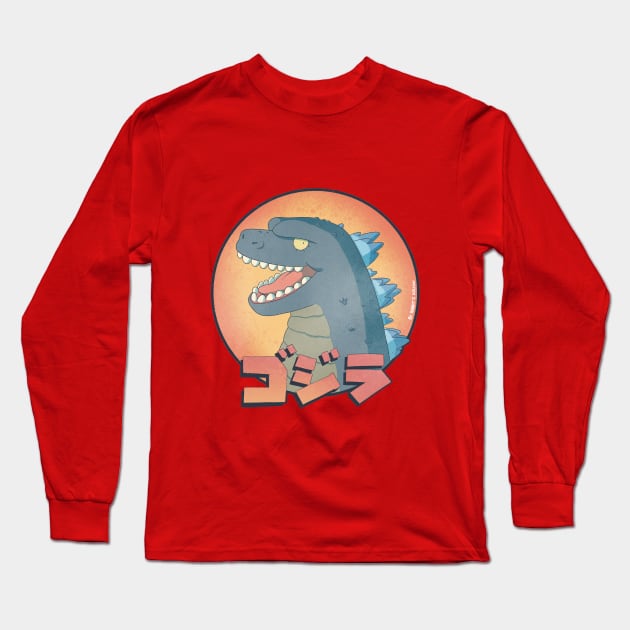 Godzilla Long Sleeve T-Shirt by Rabbit’s Hollow